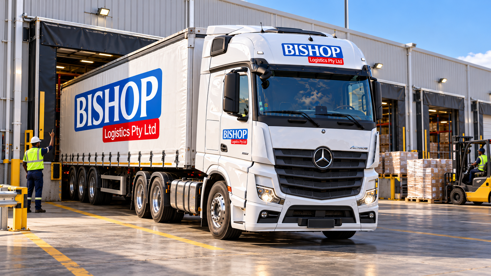 Bishop Logistics long-haul trucks