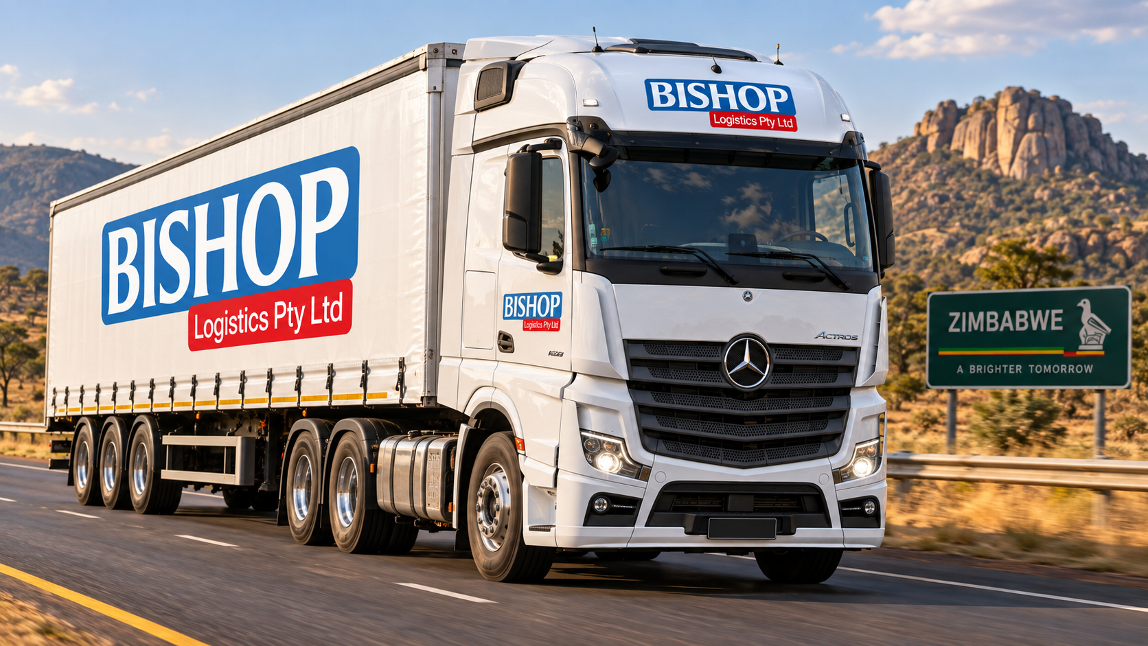 Bishop Logistics box body truck
